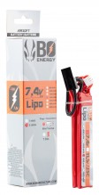 Photo 2 sticks batterie Lipo 2S 7.4V 1300mAh 25C