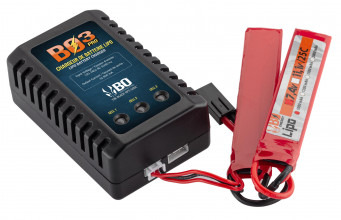 Photo BO3 LiPo battery charger 7.4V and 11.1V in bag
