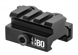 Photo Réhausse rail Picatinny QD 3 slots