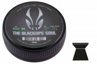 Photo BO Manufacture The Black Ops Soul Flat pellets Cal. 4.5 mm